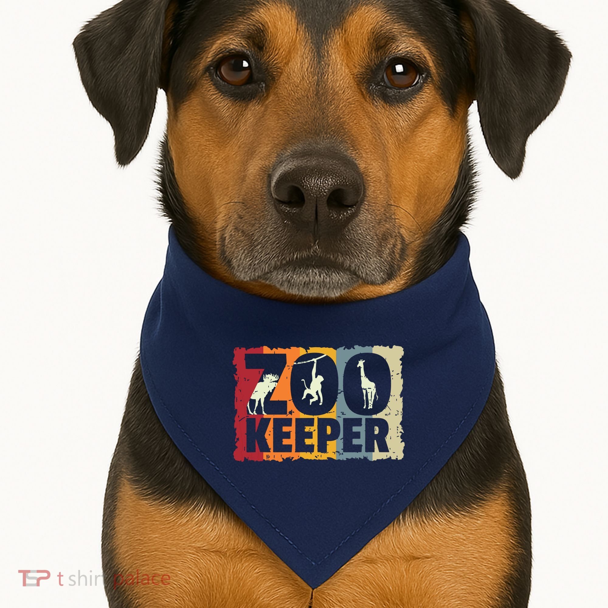 Zookeeper Zoo Animal Explorer Fun Safari Jungle Holiday Gift USA-Made Doggie Bandana