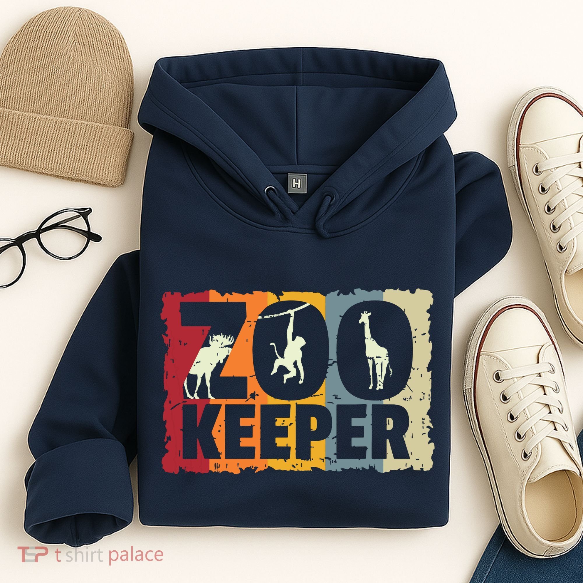 Zookeeper Zoo Animal Explorer Fun Safari Jungle Holiday Gift Hoodie