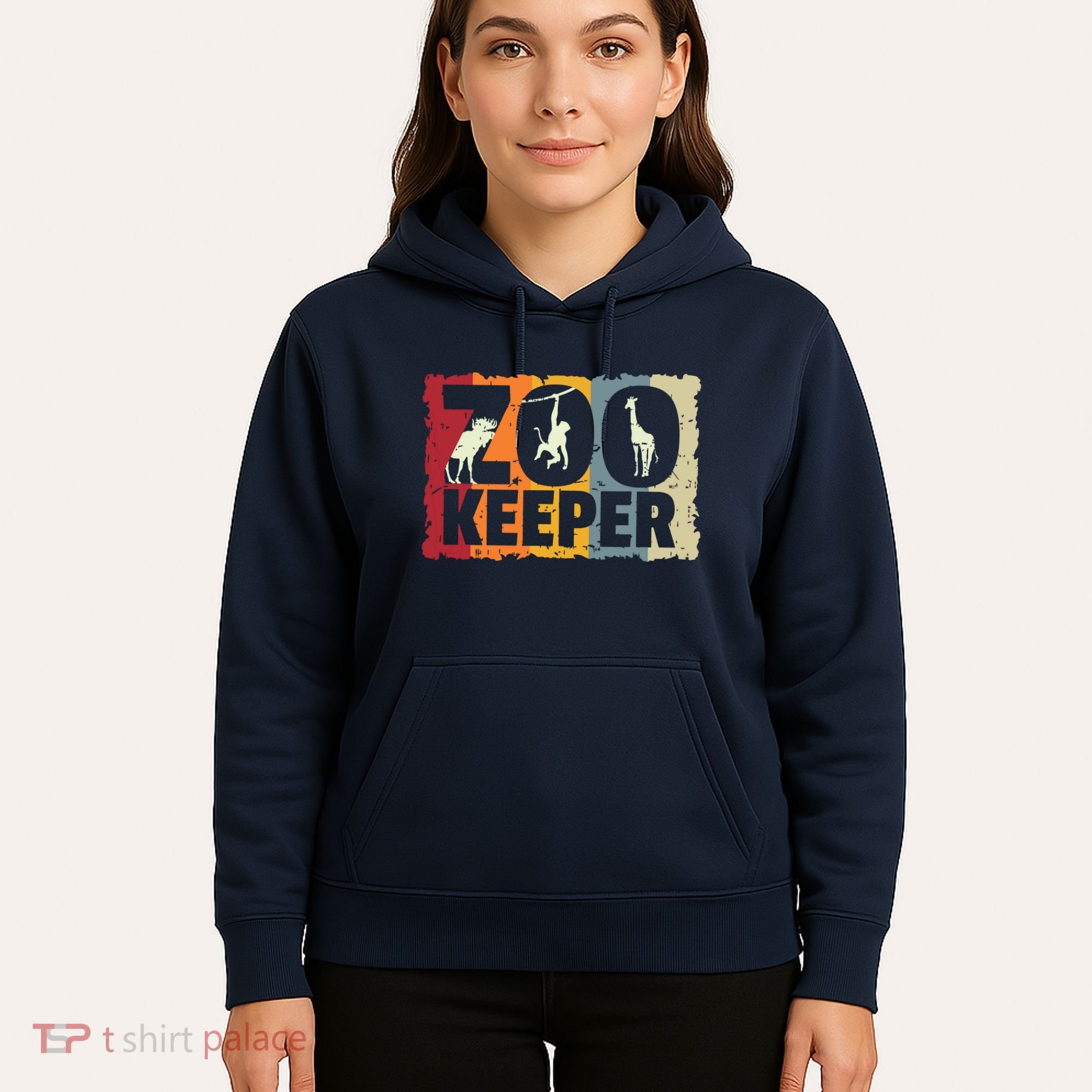 Zookeeper Zoo Animal Explorer Fun Safari Jungle Holiday Gift Hoodie
