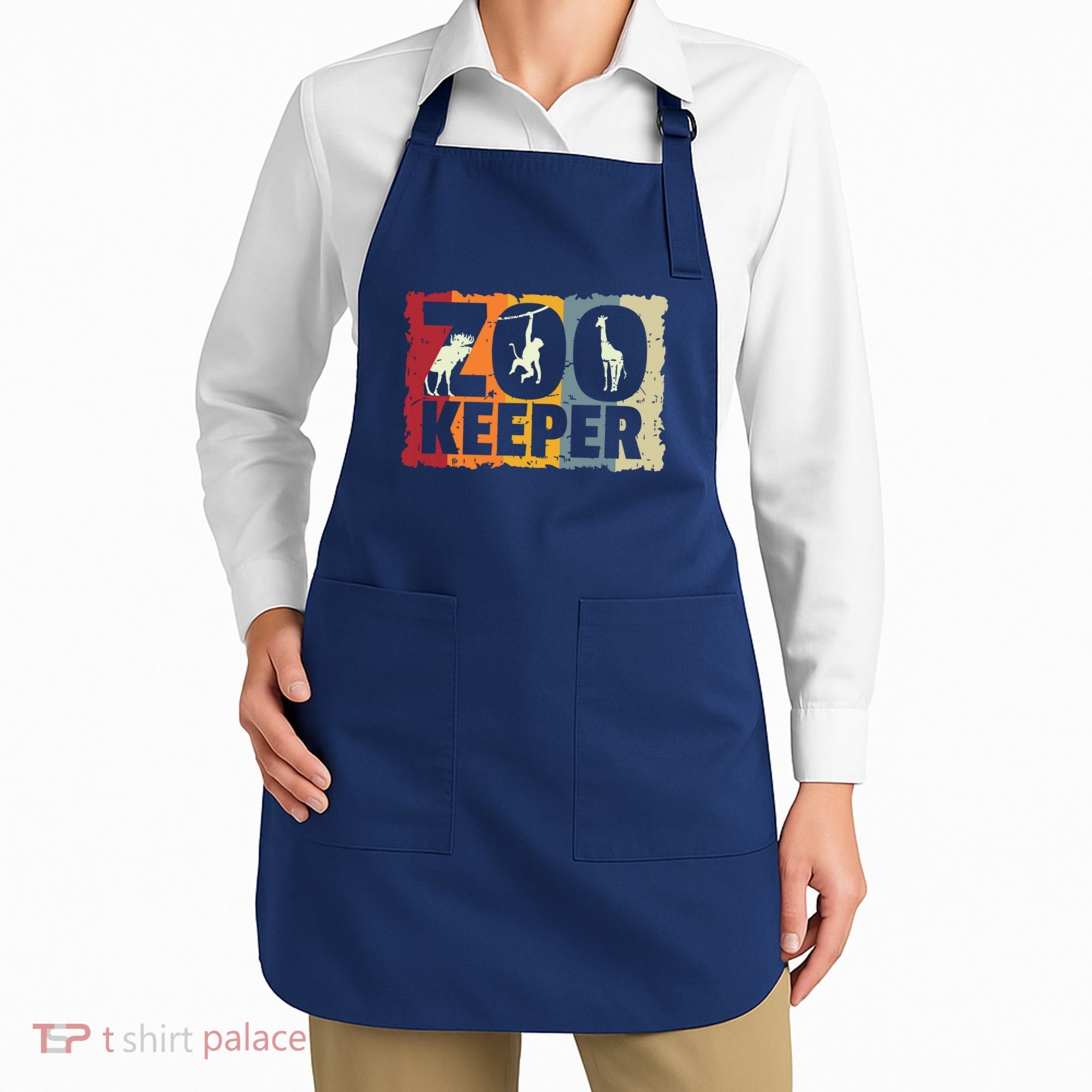 Zookeeper Zoo Animal Explorer Fun Safari Jungle Holiday Gift Apron