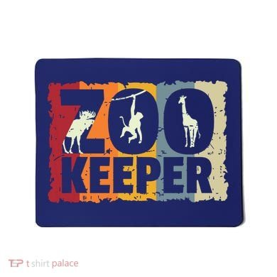 Zookeeper Zoo Animal Explorer Fun Safari Jungle Holiday Gift Mousepad