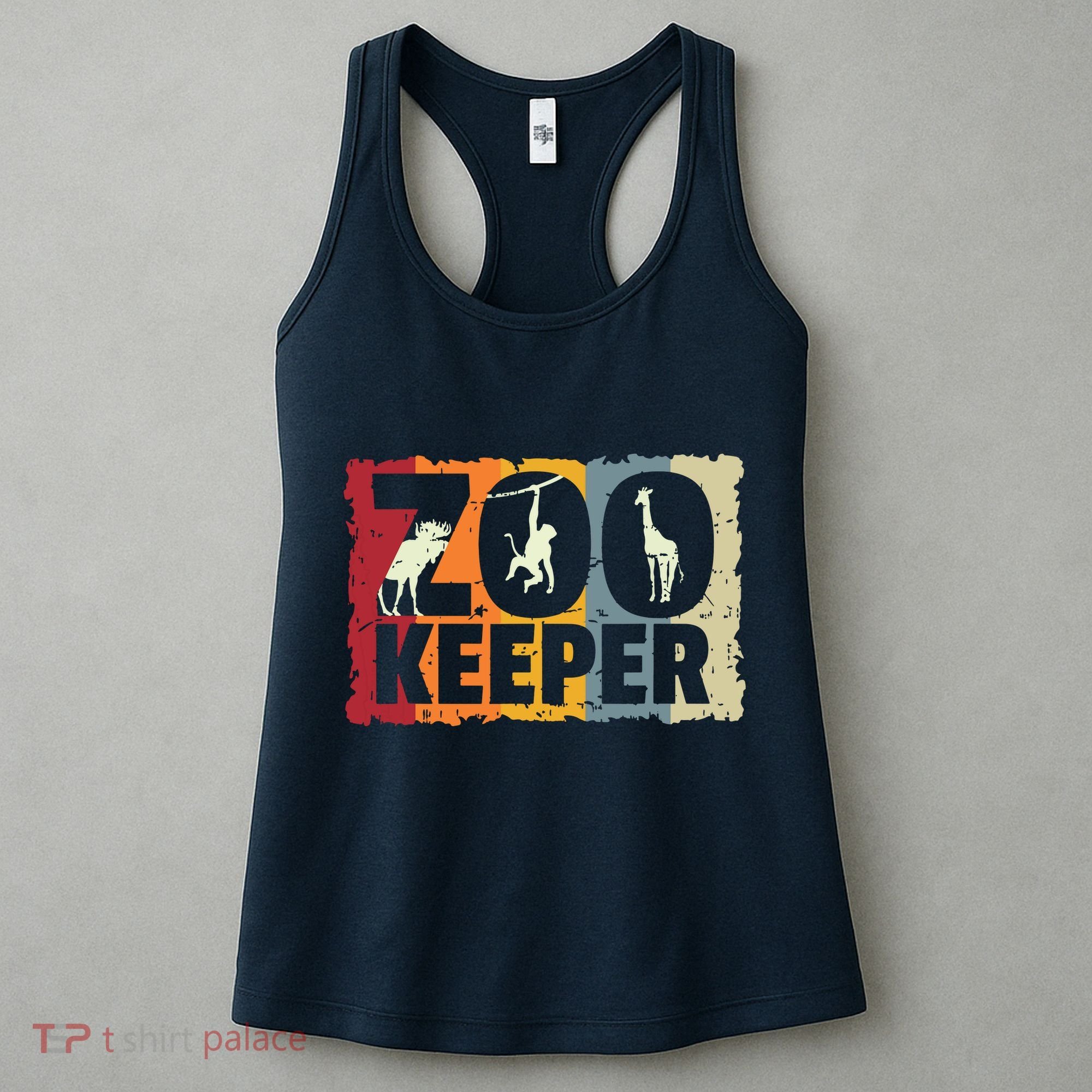 Zookeeper Zoo Animal Explorer Fun Safari Jungle Holiday Gift Women's Tank Top