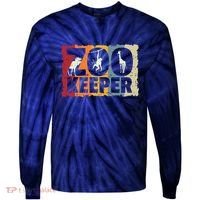 Zookeeper Zoo Animal Explorer Fun Safari Jungle Holiday Gift Tie-Dye Long Sleeve Shirt thumb 0
