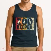 Zookeeper Zoo Animal Explorer Fun Safari Jungle Holiday Gift Tank Top thumb 3