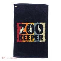 Zookeeper Zoo Animal Explorer Fun Safari Jungle Holiday Gift Golf Towel thumb 0