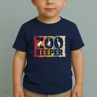 Zookeeper Zoo Animal Explorer Fun Safari Jungle Holiday Gift Toddler T-Shirt thumb 2