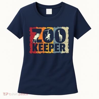 Zookeeper Zoo Animal Explorer Fun Safari Jungle Holiday Gift Women's T-Shirt