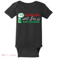 Zan Zendegi Azadi Persian Woman Life Freedom Baby Bodysuit thumb 0