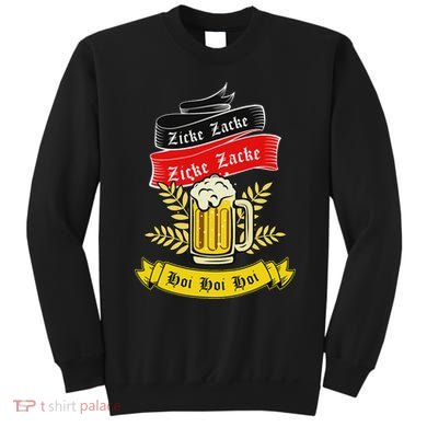 Zicke Zacke Hoi Funny Germany Flag Oktoberfest German Sweatshirt