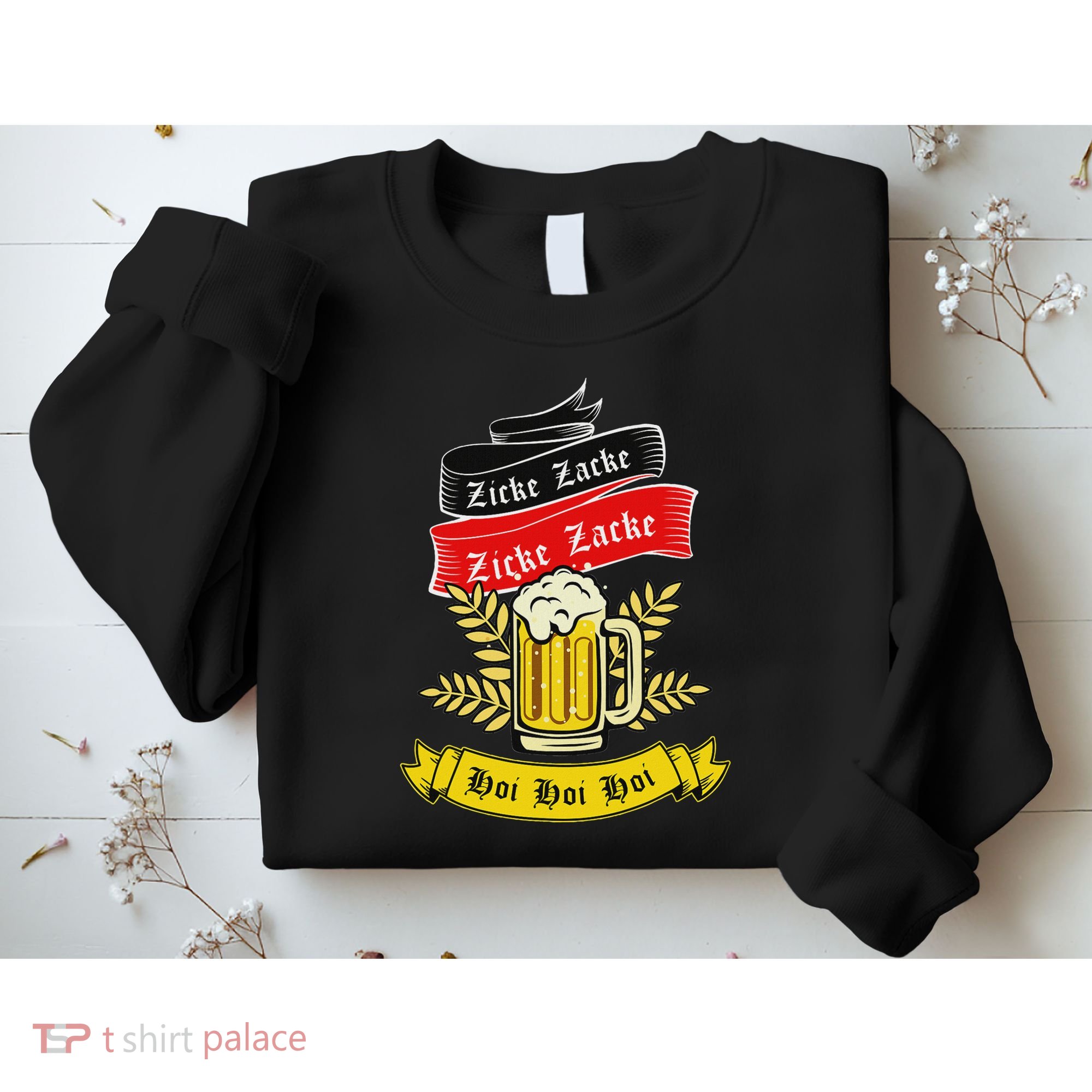 Zicke Zacke Hoi Funny Germany Flag Oktoberfest German Sweatshirt