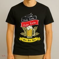 Zicke Zacke Hoi Funny Germany Flag Oktoberfest German T-Shirt thumb 3
