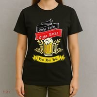 Zicke Zacke Hoi Funny Germany Flag Oktoberfest German T-Shirt thumb 4