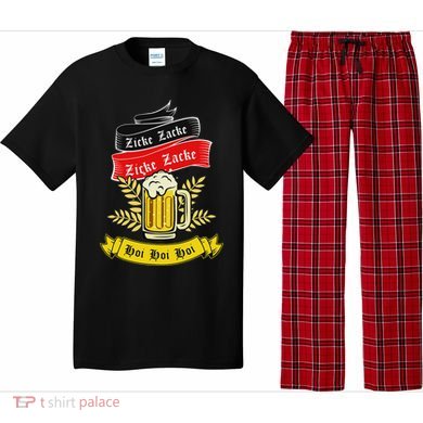 Zicke Zacke Hoi Funny Germany Flag Oktoberfest German Pajama Set