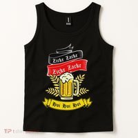 Zicke Zacke Hoi Funny Germany Flag Oktoberfest German Tank Top thumb 2
