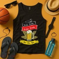 Zicke Zacke Hoi Funny Germany Flag Oktoberfest German Tank Top thumb 4