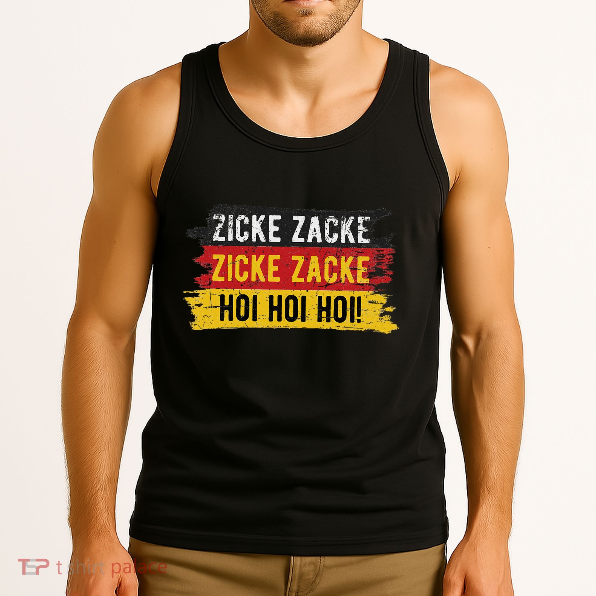 Zicke Zacke Hoi Hoi German Drinking Song Prost Cheers Tank Top