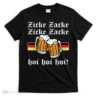 Zicke Zacke Hoi Funny Germany Flag Oktoberfest German T-Shirt thumb 0