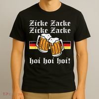 Zicke Zacke Hoi Funny Germany Flag Oktoberfest German T-Shirt thumb 3