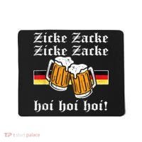 Zicke Zacke Hoi Funny Germany Flag Oktoberfest German Mousepad thumb 0