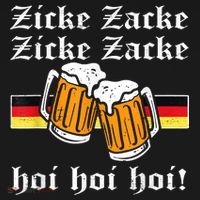 Zicke Zacke Hoi Funny Germany Flag Oktoberfest German Women's Tank Top thumb 5