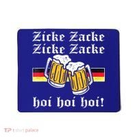 Zicke Zacke Hoi Funny Germany Flag Oktoberfest German Mousepad thumb 0