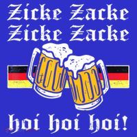Zicke Zacke Hoi Funny Germany Flag Oktoberfest German Women's Tank Top thumb 5
