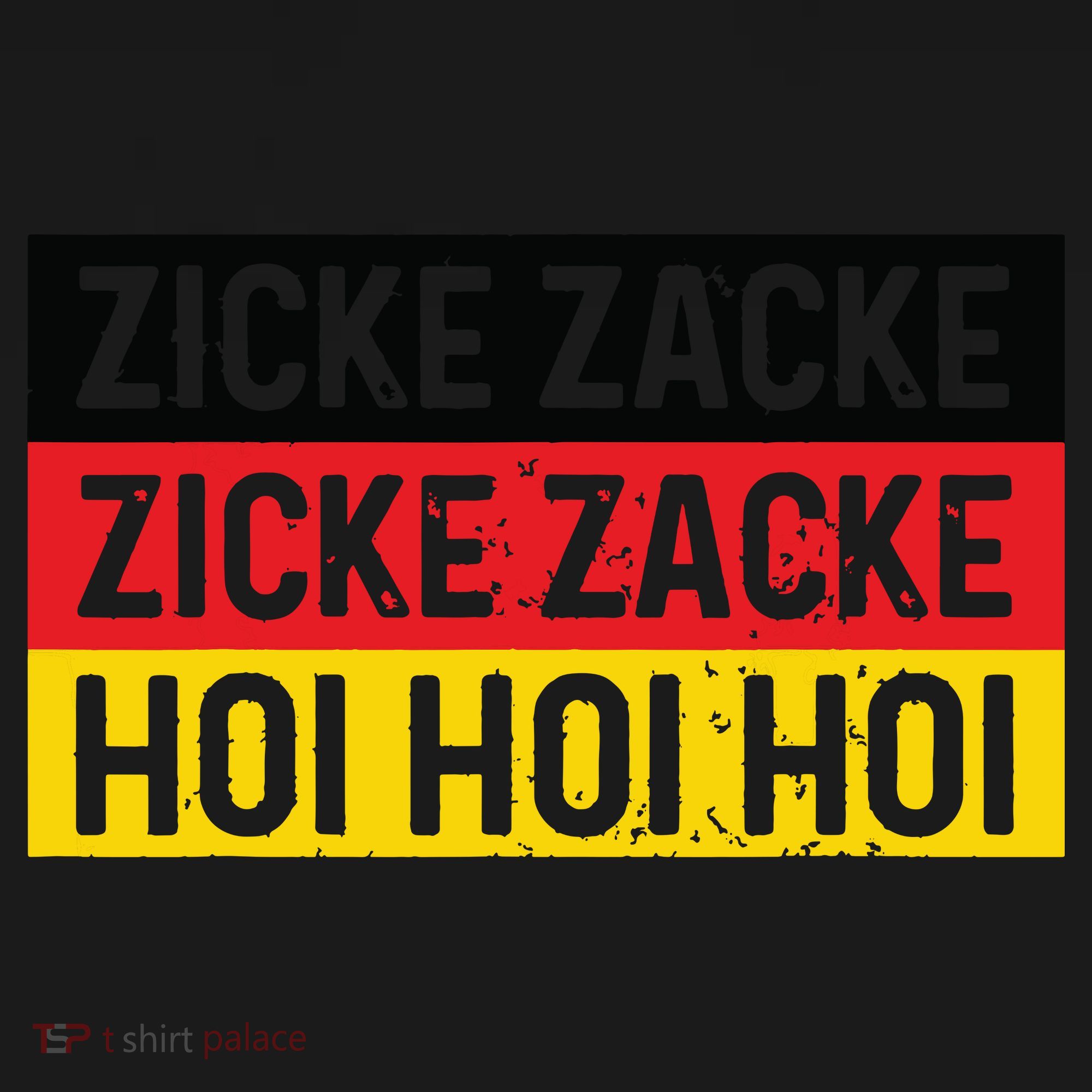 Zicke Zacke Hoi Oktoberfest German Flag Party Funny Gift Mousepad