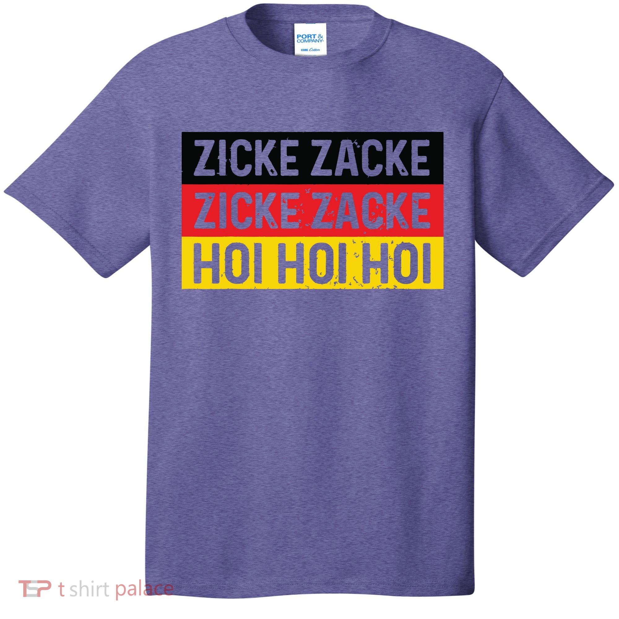 Zicke Zacke Hoi Oktoberfest German Flag Party Funny Gift T-Shirt