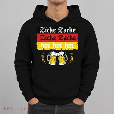 Zicke Zacke Hoi Oktoberfest German Flag Party Funny Hoodie
