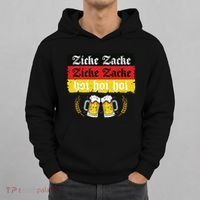 Zicke Zacke Hoi Oktoberfest German Flag Party Funny Hoodie thumb 0
