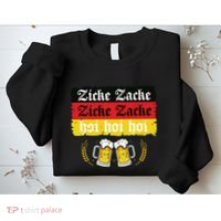 Zicke Zacke Hoi Oktoberfest German Flag Party Funny Sweatshirt thumb 2