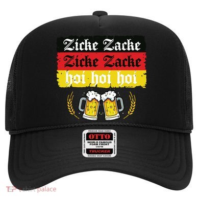 Zicke Zacke Hoi Oktoberfest German Flag Party Funny Hat