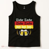 Zicke Zacke Hoi Oktoberfest German Flag Party Funny Tank Top thumb 2