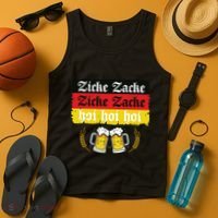Zicke Zacke Hoi Oktoberfest German Flag Party Funny Tank Top thumb 4