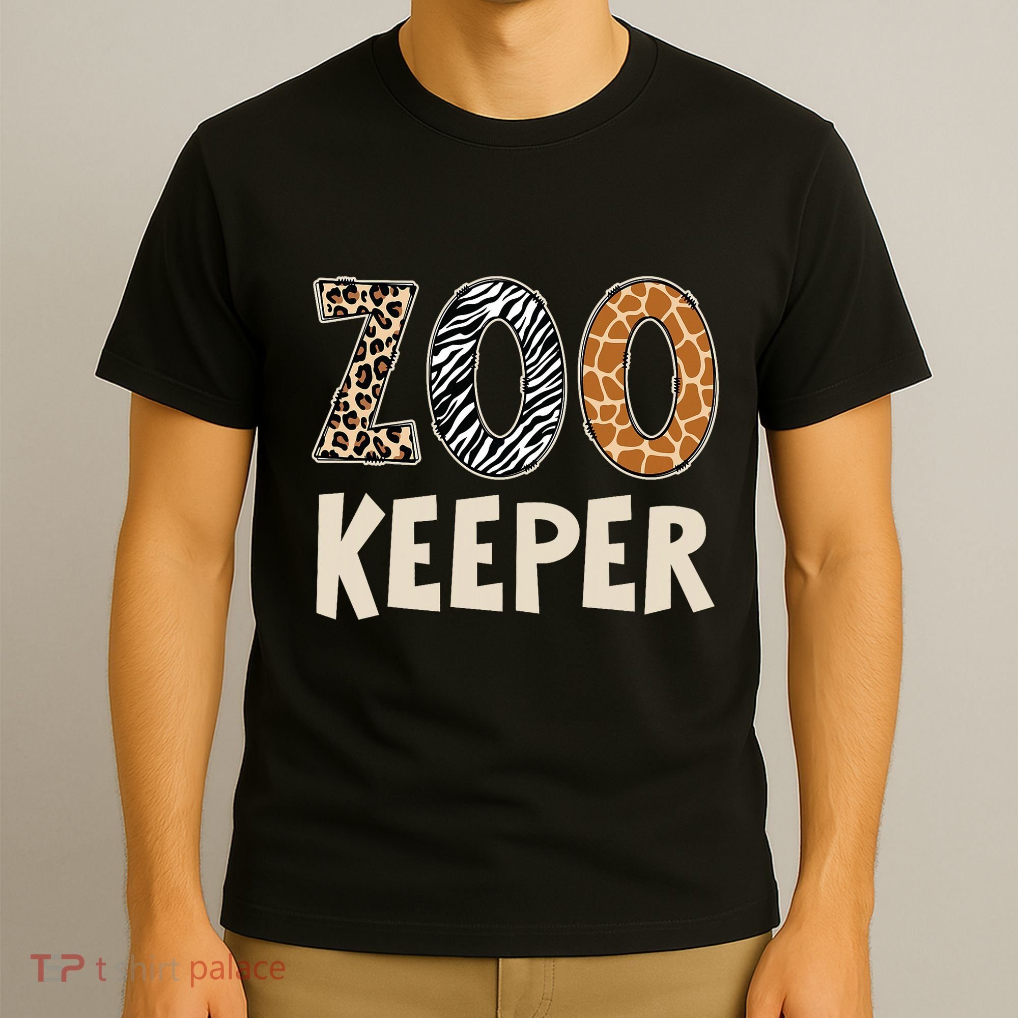 Zookeeper Zoo Keeper Costume Adult Animals Wildlife Safari T-Shirt