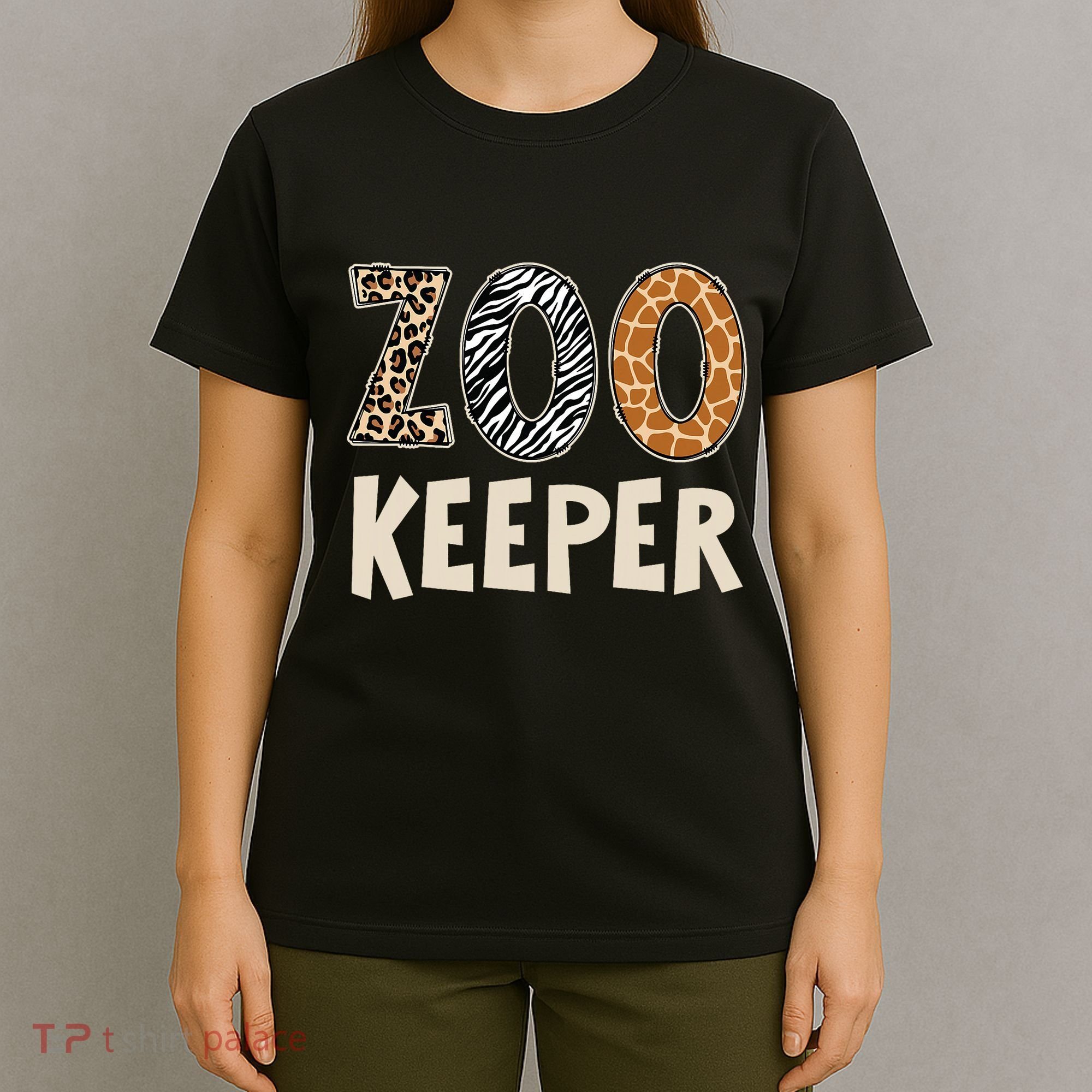 Zookeeper Zoo Keeper Costume Adult Animals Wildlife Safari T-Shirt