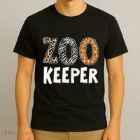 Zookeeper Zoo Keeper Costume Adult Animals Wildlife Safari Gift T-Shirt thumb 3