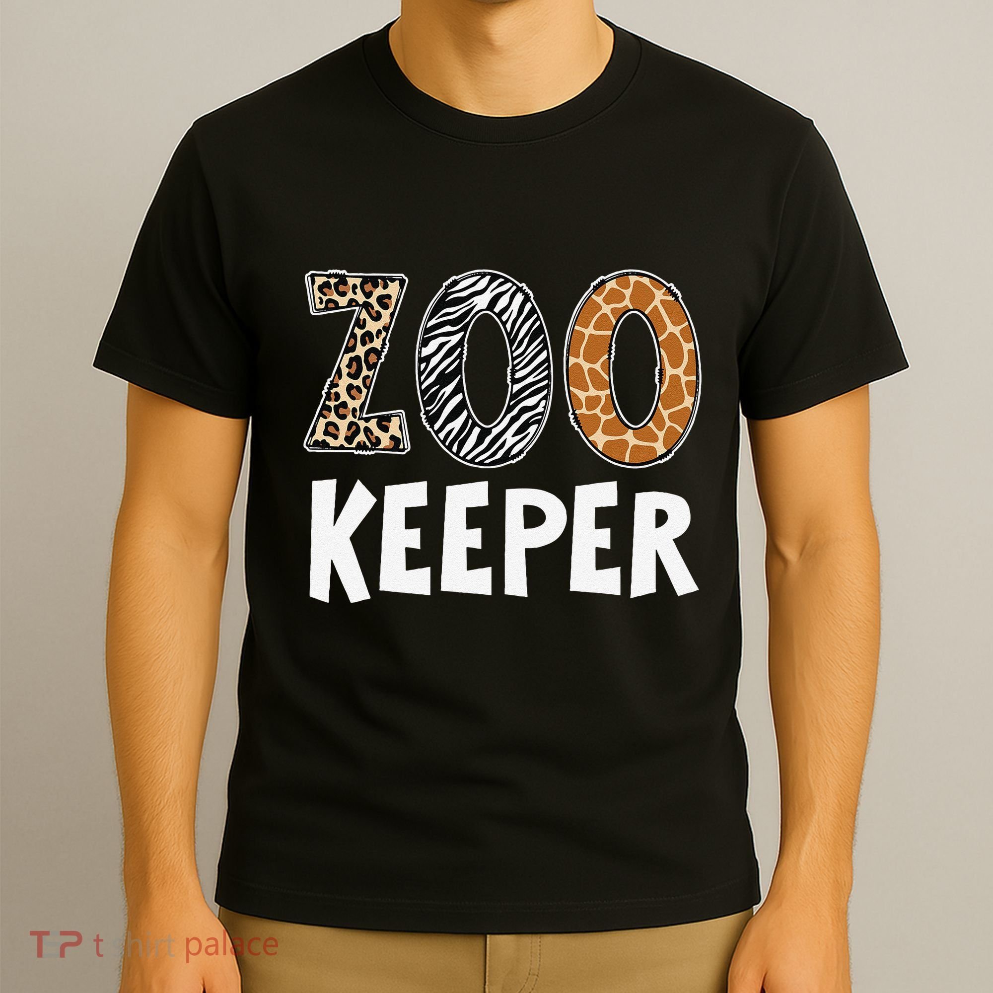 Zookeeper Zoo Keeper Costume Adult Animals Wildlife Safari Gift T-Shirt