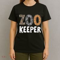 Zookeeper Zoo Keeper Costume Adult Animals Wildlife Safari Gift T-Shirt thumb 4