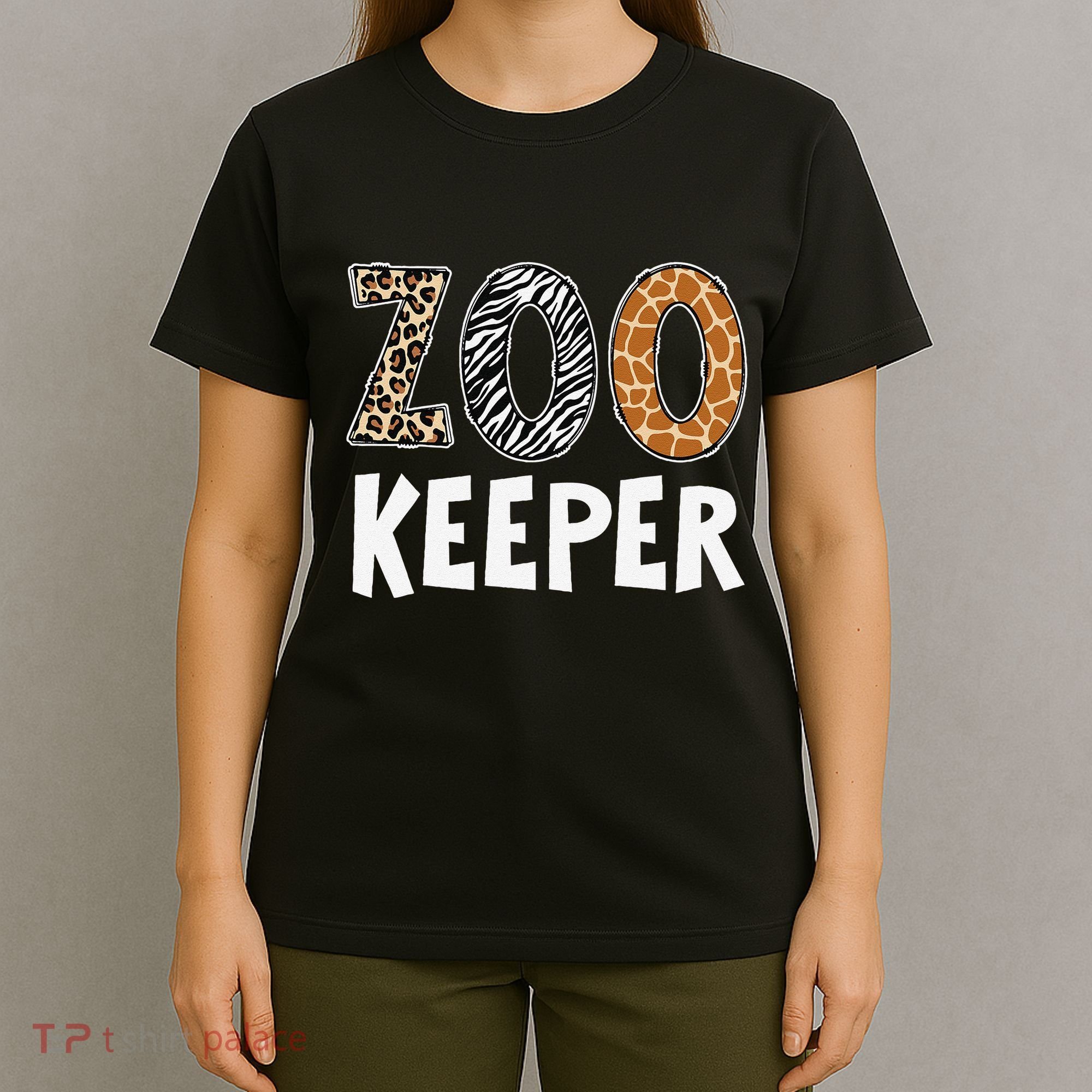 Zookeeper Zoo Keeper Costume Adult Animals Wildlife Safari Gift T-Shirt