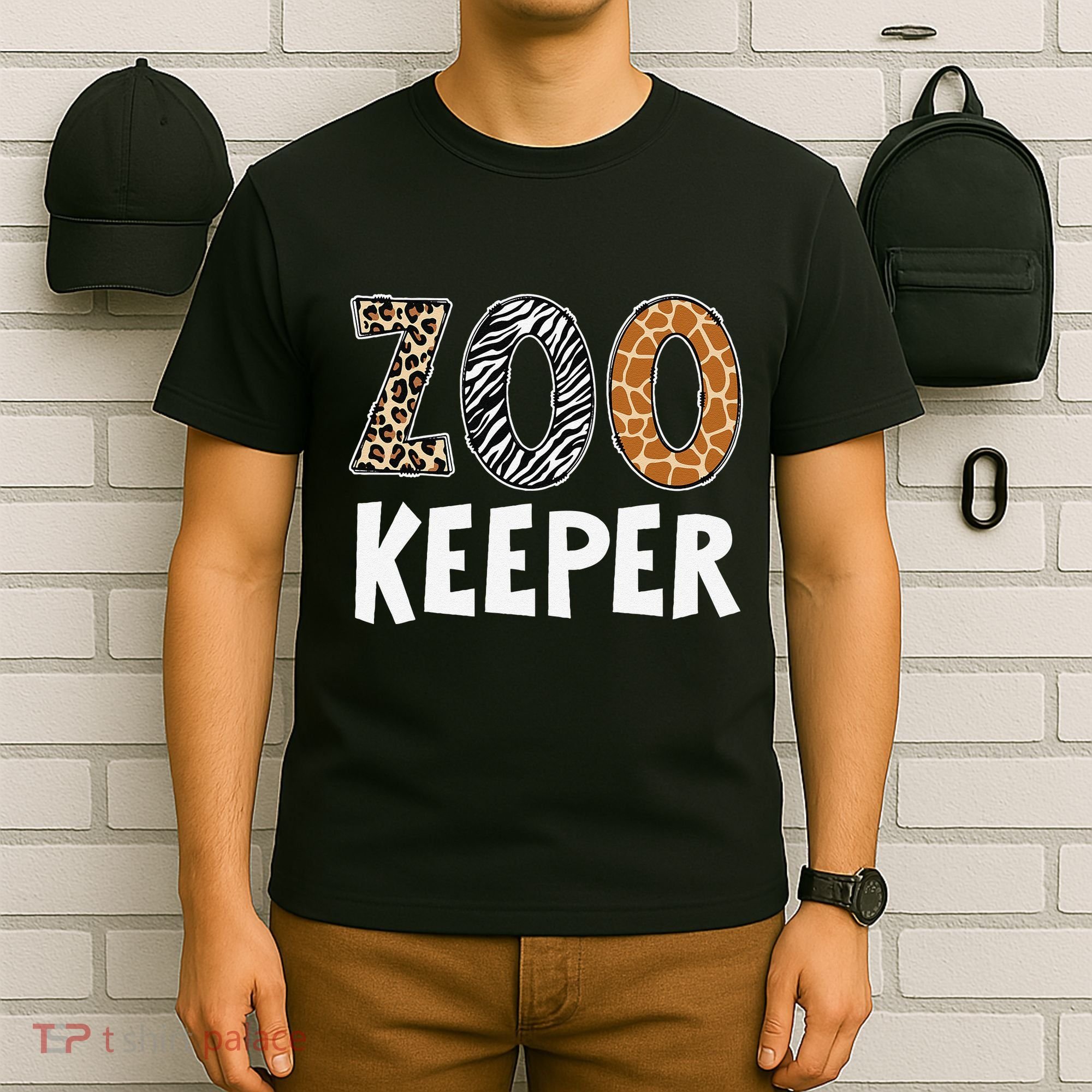 Zookeeper Zoo Keeper Costume Adult Animals Wildlife Safari Gift T-Shirt