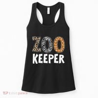Zookeeper Zoo Keeper Costume Adult Animals Wildlife Safari Gift Women's Tank Top thumb 0