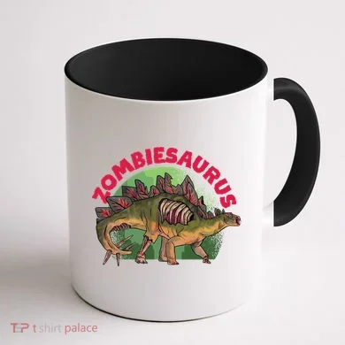 Zombiesaurus Coffee Mug back