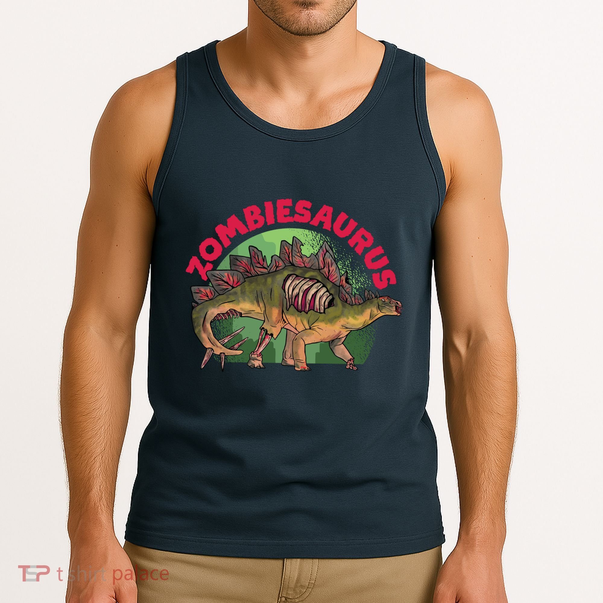 Zombiesaurus Tank Top