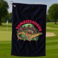 Zombiesaurus Golf Towel thumb 1
