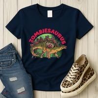 Zombiesaurus Women's T-Shirt thumb 3
