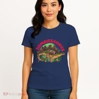 Zombiesaurus Women's T-Shirt thumb 4