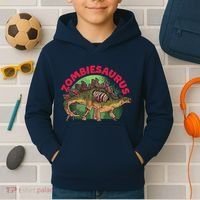 Zombiesaurus Kids Hoodie thumb 2