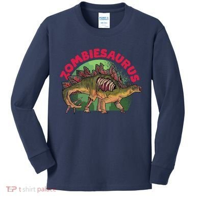 Zombiesaurus Kids Long Sleeve Shirt