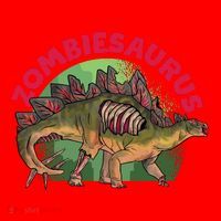 Zombiesaurus Santa Hat thumb 1